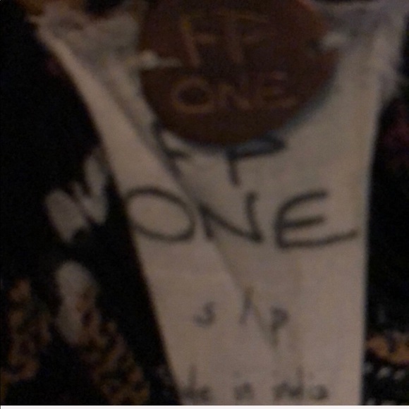 FREE PEOPLE  / sheer boho bell sleeves blouse - Picture 6 of 6